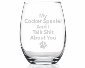 cocker spaniel themed gifts