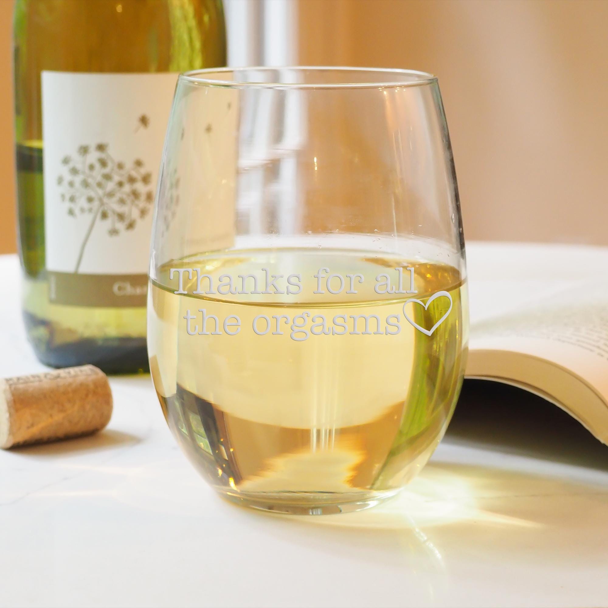 Tazza Divertente Con Scritta 'Thank For All The Orgasms' - Ceramica, Capacità 320ml, Regalo Ironico Per Amici