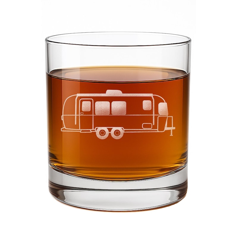 LOL Glass Airstream Rocks Glass - Thumbnail 3