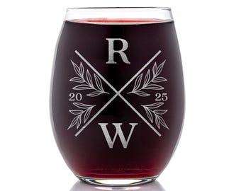 Copa de vino personalizada para regalo de boda, regalos para parejas, despedida de soltera, recuerdo de recién casados