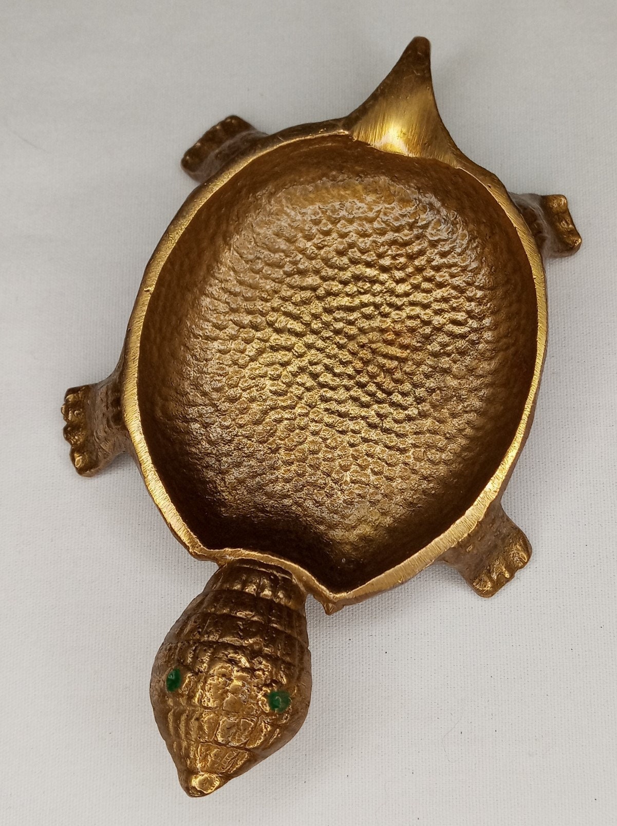 Vintage brass turtle ashtray | Etsy