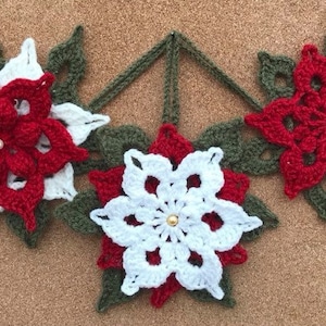 Christmas Ornament Crochet Garland Decoration PATTERN