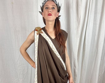 The Tiberius - VINTAGE Brown Roman Nobleman Costume