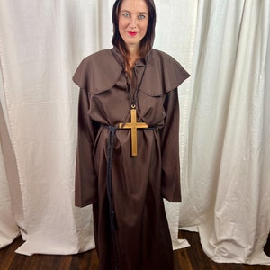 The St. Francis - VINTAGE Brown Monk Costume