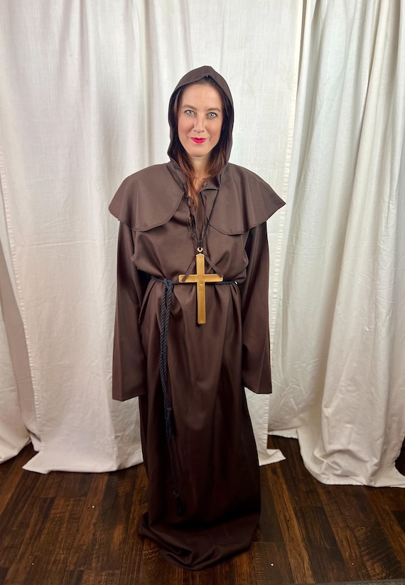 The St. Francis - VINTAGE Brown Monk Costume