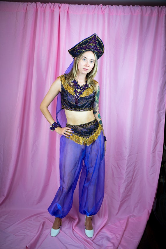 The Jasmine VINTAGE Purple Arabian Nights Handmade Costume Etsy