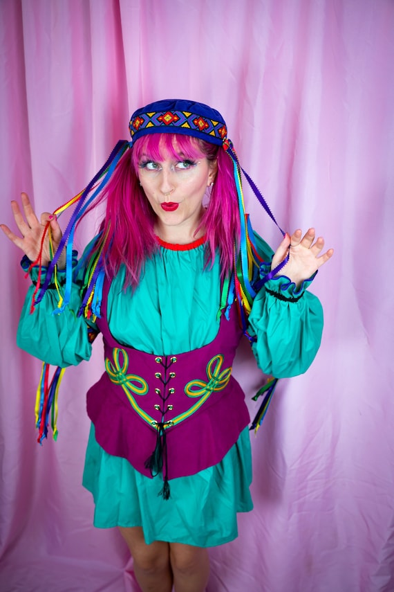 Colorful Jester Costume