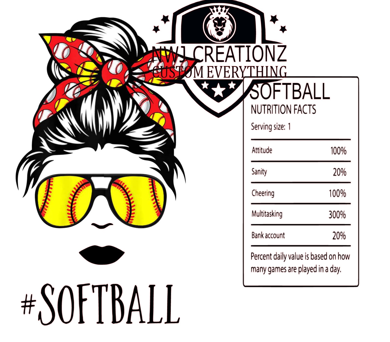 Download Softball Mom LIFE tumbler png for 20oz skinny tumbler | Etsy