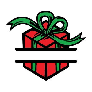 Presenti file SVG monogramma, DOWNLOAD IMMEDIATO, Split Name Frame Svg, Present Name Frame, Download digitale, Split Name Svg, File Svg