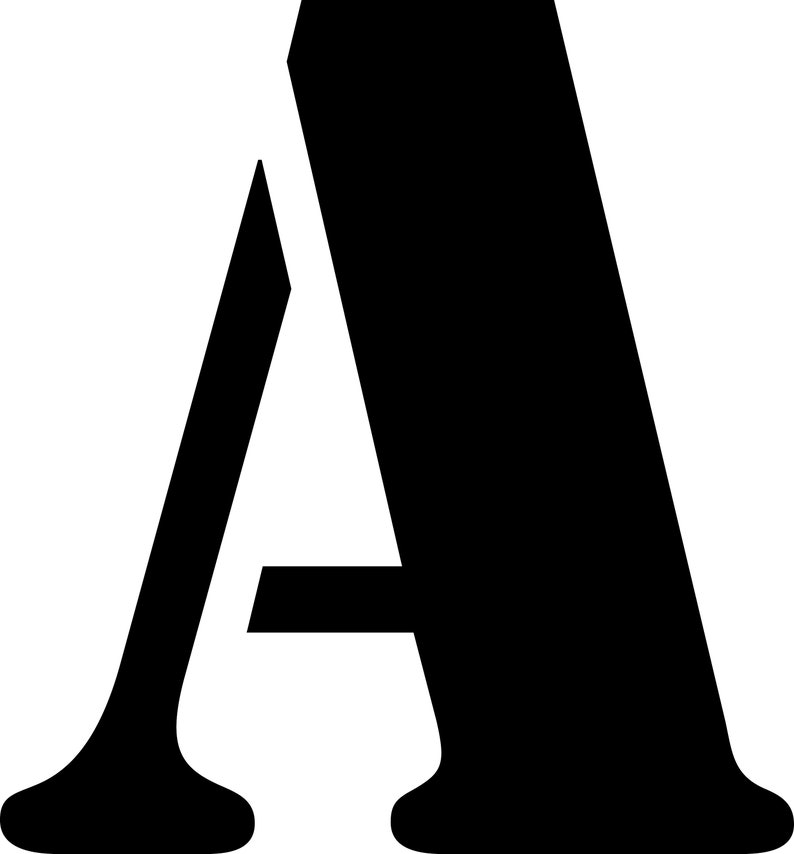 STENCIL FONT SVG Stencil Alphabet Svg Instant Download - Etsy