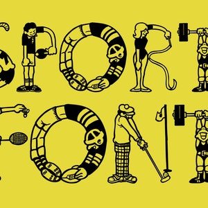 SPORT FONT SVG, Instant Download, Sport Svg, Sport Alphabet Svg, Font Svg, Digital Download, Alphabet Svg, Sport ClipArt, Sport Font, Cricut