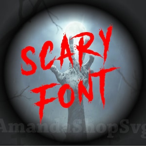 Scary Font SVG, Scary Alphabet Svg, Horror Font Svg, Horror Font Clipart, Horror Svg, Hallowen Svg, Terror Svg, Font Svg, Hallowen Font Svg