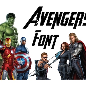 Avengers SCHRIFTART SVG, sofortiger Download, Avengers Alphabet SVG, Avengers Alphabet zwarte svg, Avengers Buchstaben svg, Avengers Zahlen svg, Schrift svg, svg