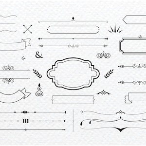 FRAME SVG BUNDLE, Frame Svg, Border Svg, Decorative Frame Svg, Ornaments Svg, Instant Download, Wedding Frame Svg, Floral Border Svg, Frame