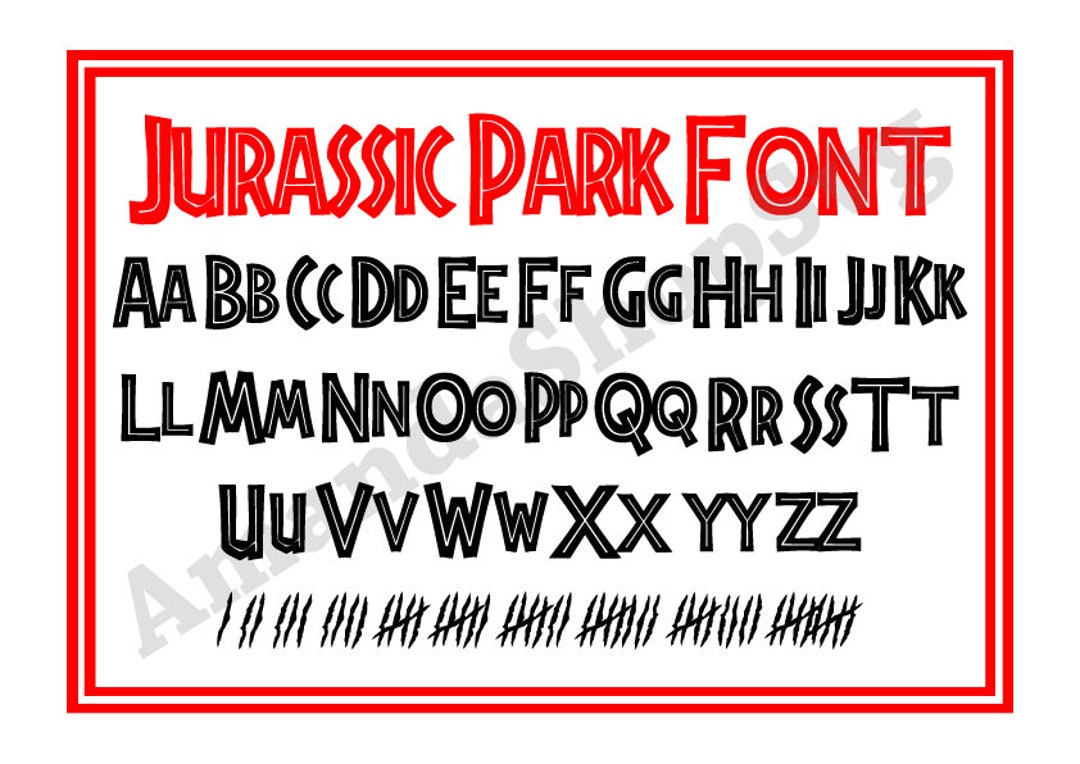 Jurassic Park Font SVG Jurassic Park Alphabet SVG Jurassic Park SVG Jurassic Park Font SVG Jurassic Park Alphabet SVG Jurassic Park SVG