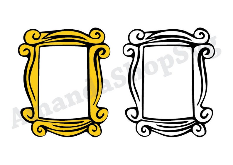 Download Mirror Svg Friends Frame Svg Friends Door Frame Svg Instant Etsy