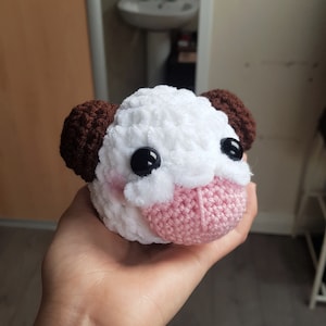 Handgemaakte gehaakte poro | League of Legends | Desk Buddy | Knuffel | 100% handgemaakt