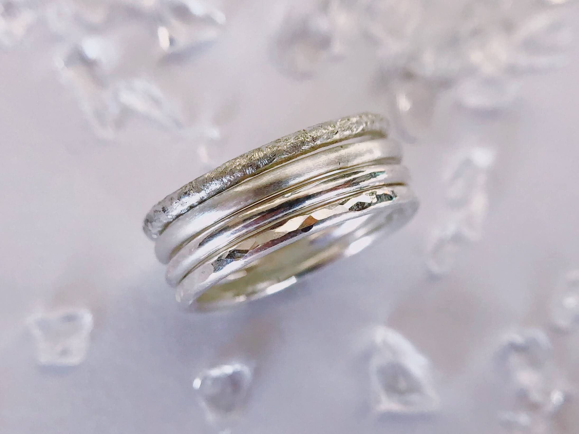 Set of 4 Stacker Rings Multi Textured Stacking Rings Etsy