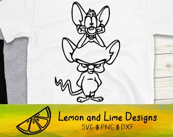 Pinky and the Brain SVG cut file, Cartoon Lab Rats SVG, Cartoon SVG png dxf
