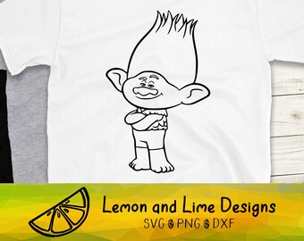 Branch SVG cut file, Trolls Movie SVG, Animation Movie SVG png dxf