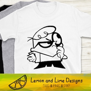 Dexter SVG cut bestand, Dexter's Laboratory SVG, Cartoon SVG png dxf
