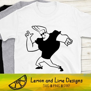 Johnny Bravo SVG cut file, Cartoon SVG, Funny Show SVG png dxf