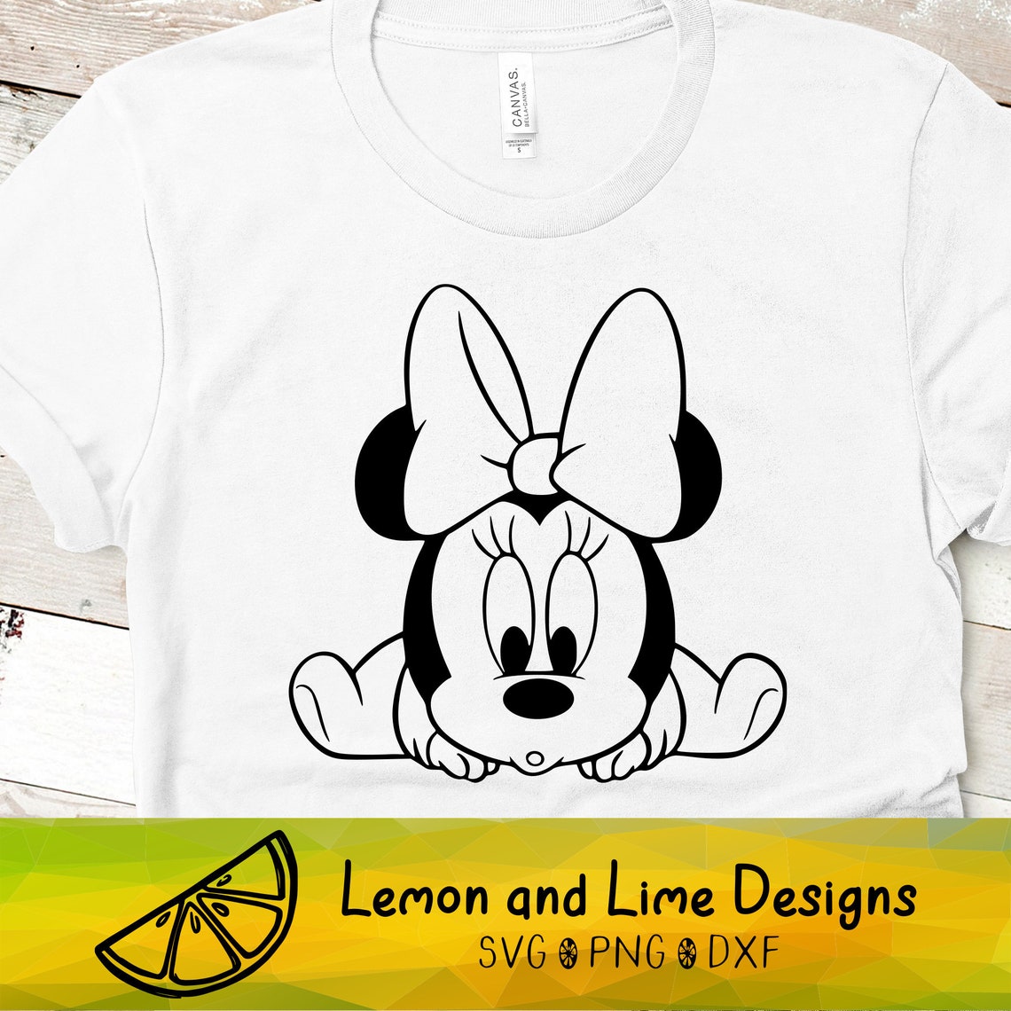 Download Baby Minnie Mouse SVG file di taglio Disney Babies SVG | Etsy