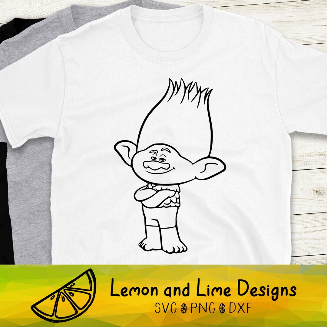 Branch SVG Cut File, Trolls Movie SVG, Animation Movie SVG Png Dxf Etsy