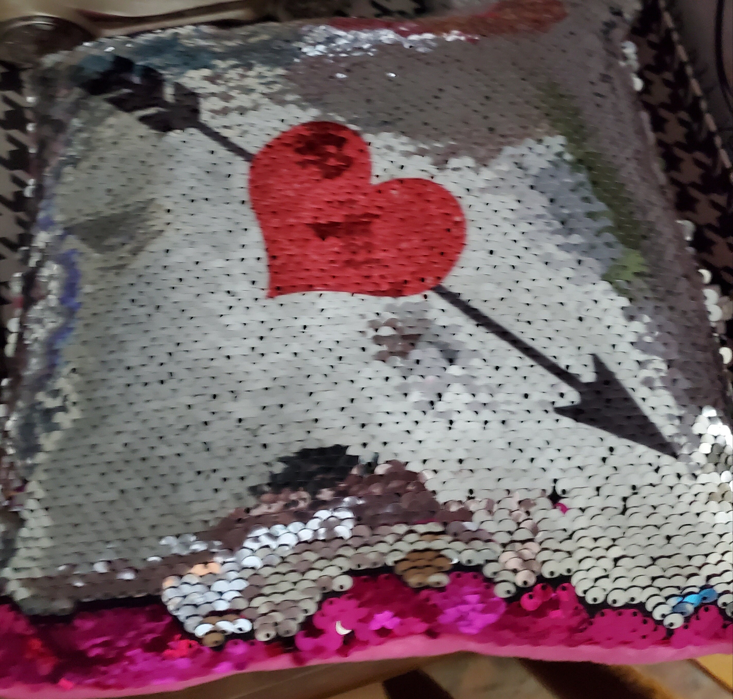 Docorative sequin sublimation pillow Etsy