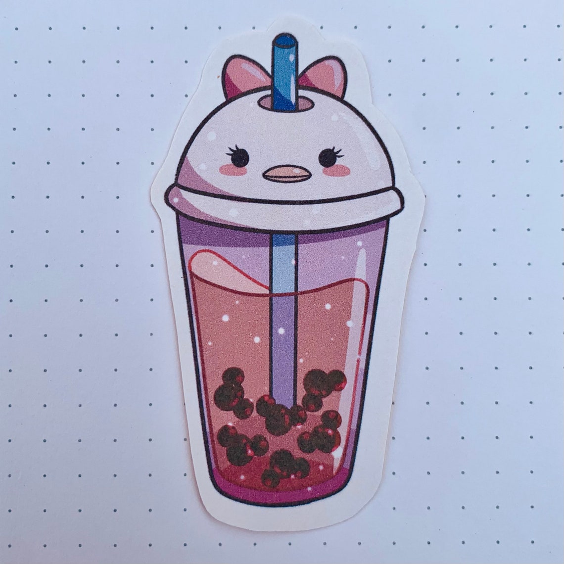Disney Boba Bubble Tea Sticker Set mickey mouse minnie Etsy