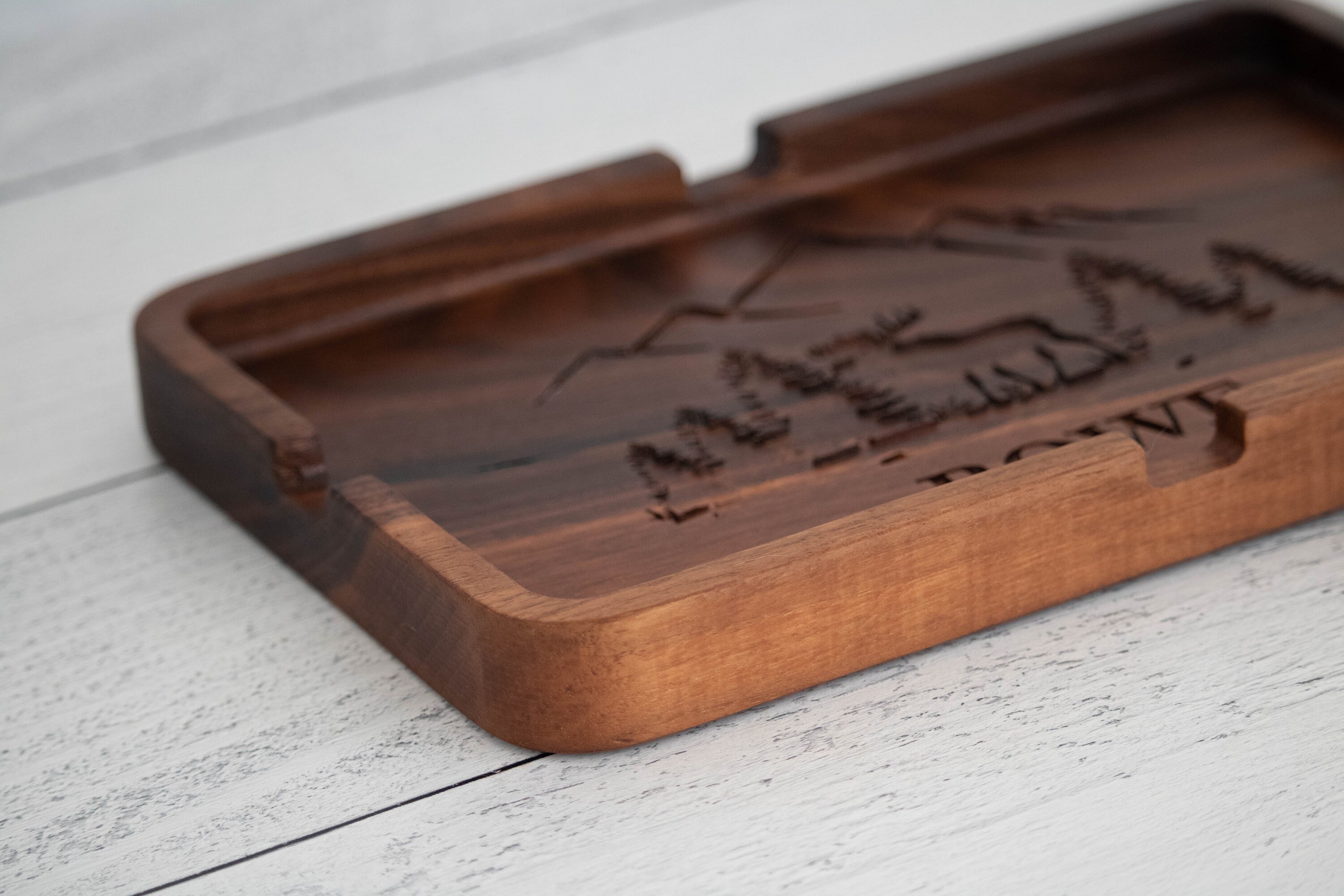 Posacenere per sigari in legno regalo per papà escursionista - Italia