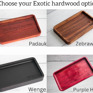 Personalized engraved catchall EDC tray, wooden personalized religious confirmation gift, communion gift for son, catholic baptism for him image 8