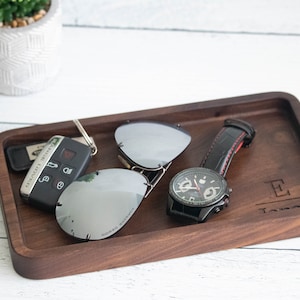 Reading glasses wood holder, small jewelry tray, , wood eyeglasses for desk, jewelry organizer, glasses stand, personalized eyeglasses tray