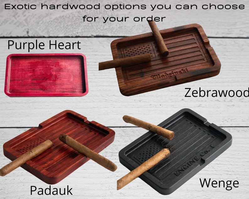 Personalized Engraved Ashtray Custom Cigar Gift for Him Etsy