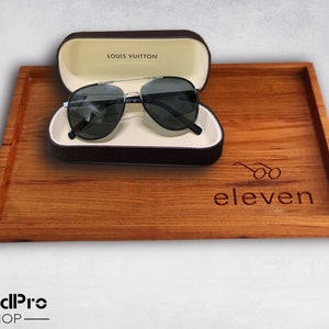 Valet Tablett | Personalisiertes Holztablett mit Logo | Personalisiertes Geschenk | Geschäftslogo | Firmengeschenk | Holztablett | Ihr Logo-Tray
