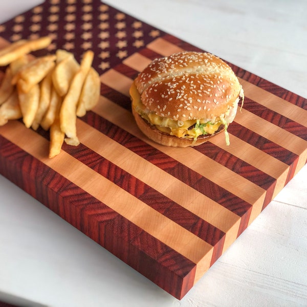 American flag cutting board | American flag gifts | patriotic gift | retirement gifts for men | Gift for Veteran | American flag wall decor