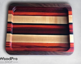Ottoman Tray Large Square Wooden Tray table Ottoman tray top Wine serving Pouf Oversized Rectangular Ottoman decorative for coffee table