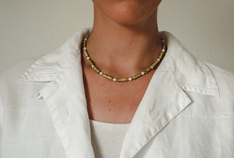 Australian Jade /& Jade Gemstone necklace