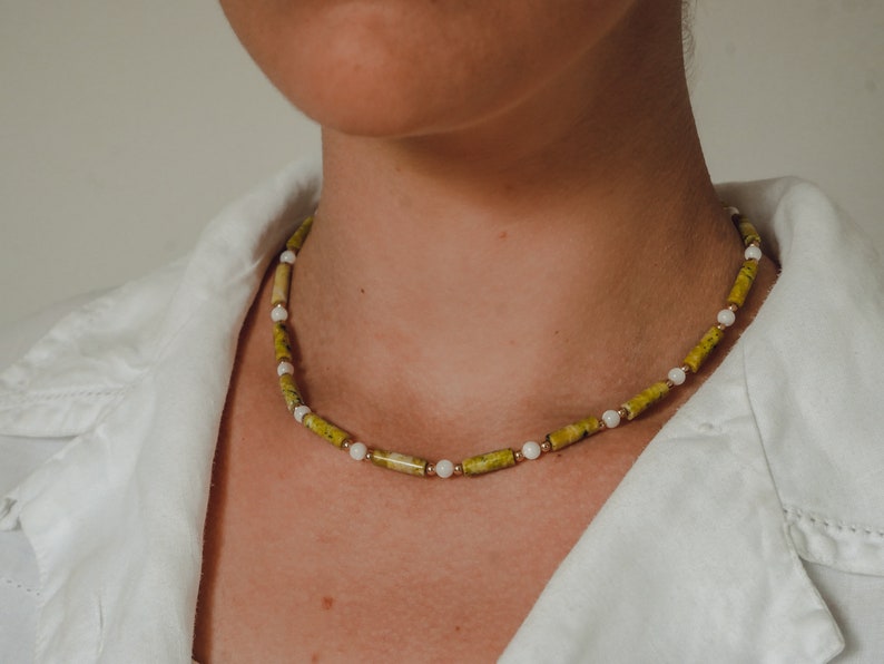 Australian Jade /& Jade Gemstone necklace