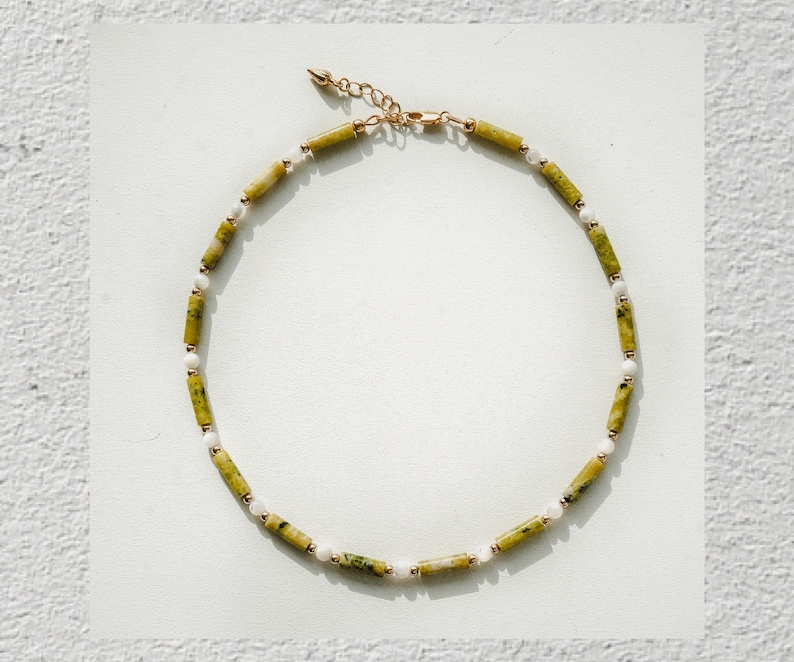 Australian Jade /& Jade Gemstone necklace