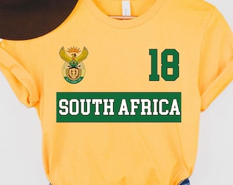 Südafrika T-Shirt, Südafrika Tee, Südafrika Tee, Südafrika Jersey, Südafrika T-Shirt, Südafrika Geschenke, Südafrika