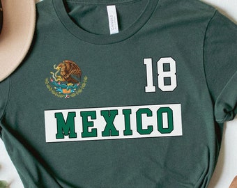 Camiseta do México, Camisa do México, Camiseta do México, Presentes do México, Camisa do México, Camiseta do México, Presente para fãs do México, Jogo do México, México