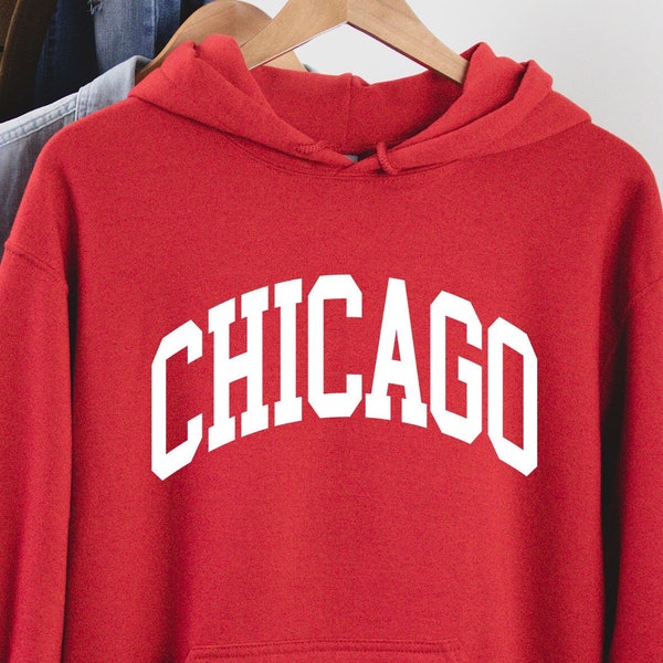Felpa con cappuccio Chicago, camicia Chicago, camicia Chicago, regalo da Chicago, maglietta Chicago Lover, camicia Chicago City, camicia Land of Lincoln Illinois