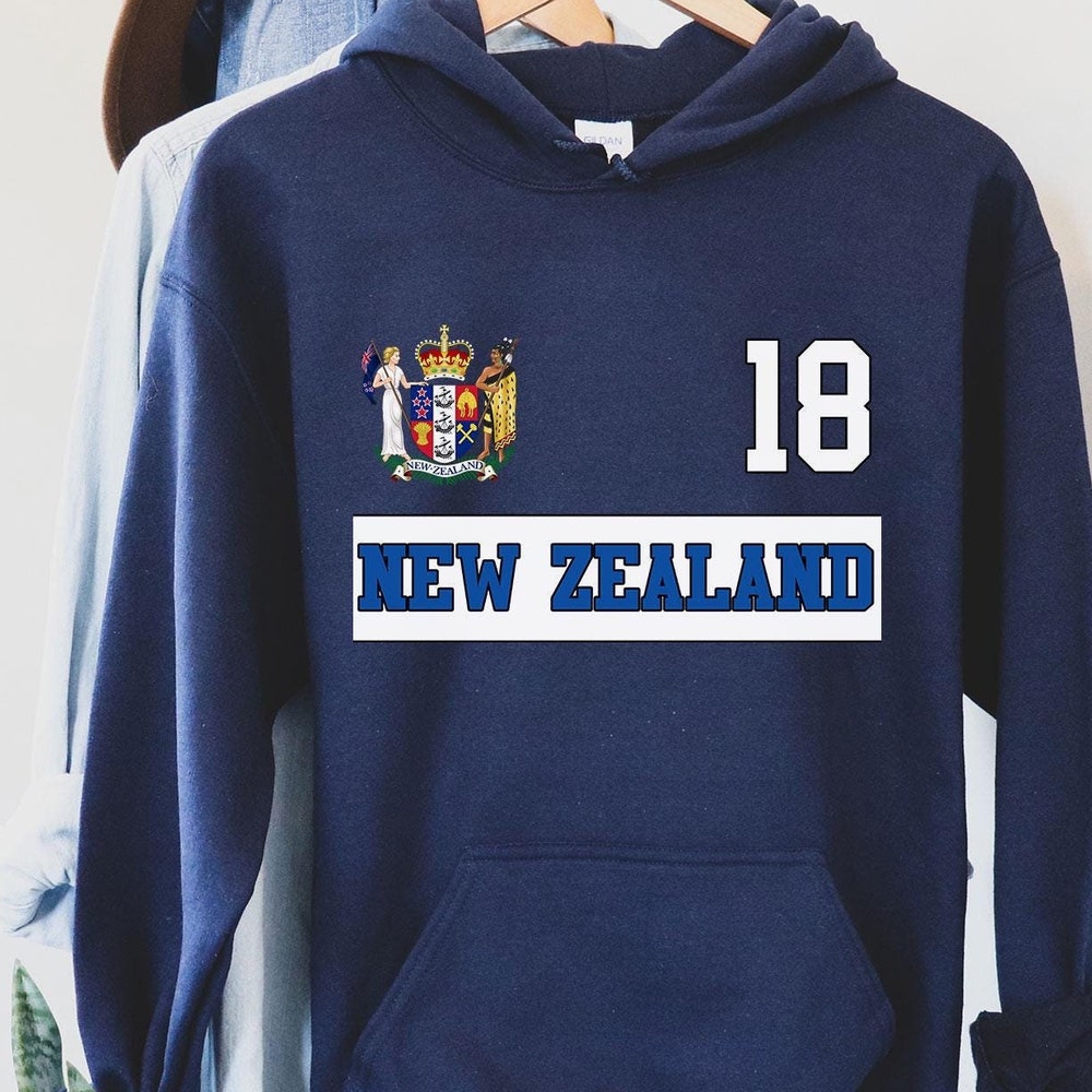 New Zealand Hoodie,New Zealand, Zealander Shirt Gift, Made In New Zealand,Born In New Zealand, New Zealand Jersey Moderndaydecors
