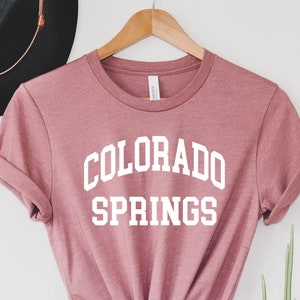 Colorado Springs Tee,Colorado Shirt, Colorado Travel Shirt, Colorado Lover Tee, Colorado Home