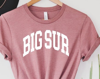 Big Sur T-shirt, Big Sur Kalifornien T-shirt, Big Sur, Big Sur T-shirt, Big Sur T-shirt, Kalifornien Tröja, Söt Tröja för Damer