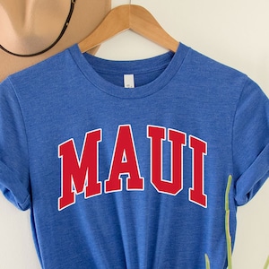 Maglietta Maui, Maglietta Maui, Maglietta Hawaii, Camicia Maui, Maglietta da spiaggia, Regalo Maui, Regalo Maui, Surf, Maglietta Hawaii, Regalo Surf, Vacanza alle Hawaii