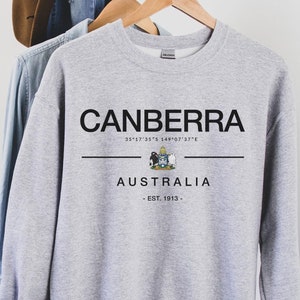 Canberra Sweatshirt, Canberra tshirt, Canberra Australia, Canberra shirt, Australia shirt, Australia flags, Canberra