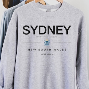 Sydney Sweatshirt,Sydney Australia tshirt, Sydney Australia, Australia Shirt, Sydney Shirt, Australia, Sydney Australia