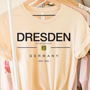 Dresden Tee, Dresden shirt, Dresden T-shirt, Germany souvenir, German flag t-shirt, Germany gift, Dresden gift